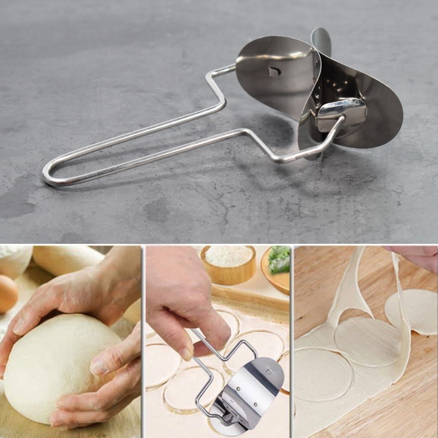 2889 Puri Cutter Stainless Steel Roller Machine For Baking Tools 2889 Puri Cutter Stainless Steel Roller Machine For Baking Tools
